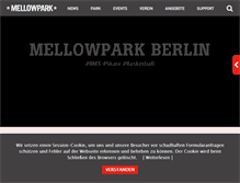 Tablet Screenshot of mellowpark.de